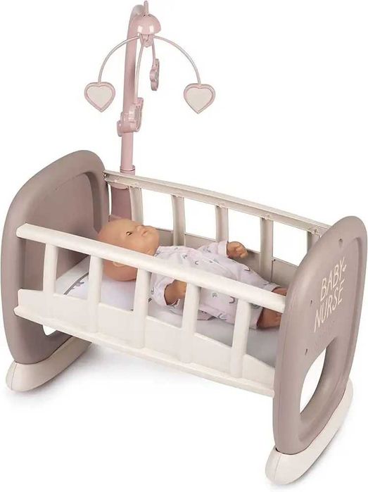 SMOBY Baby Nurse Kołyska z Karuzelką dla Lalki, AC8