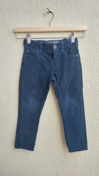 Calça de bombazine menino 3/4 anos