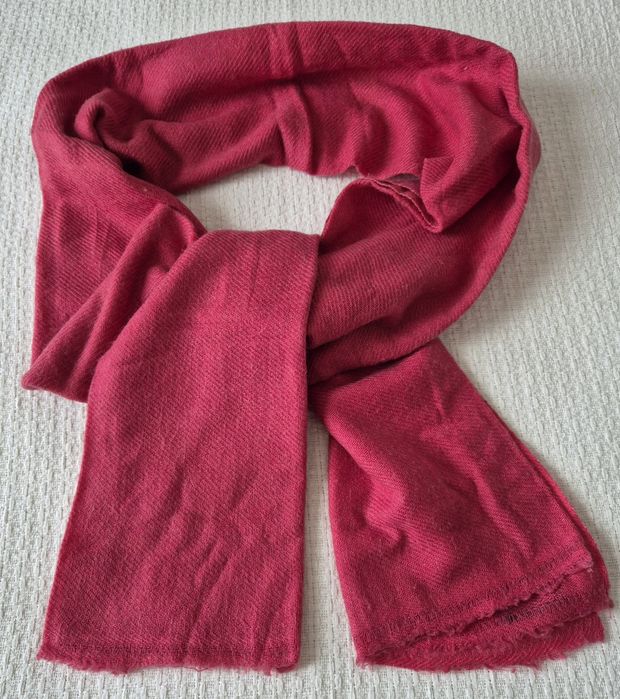 Szal kaszmir różowy