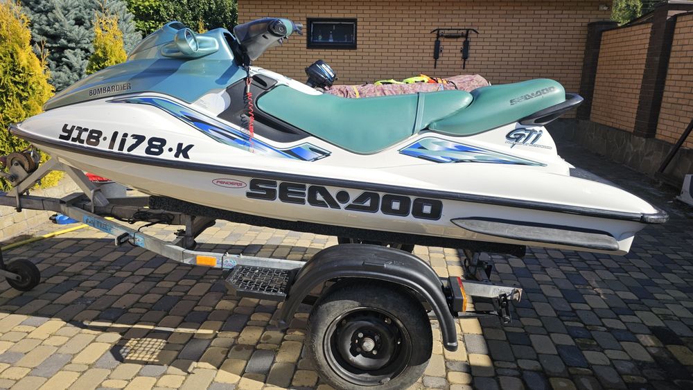 Гідроцикл BRP SEA DOO GTI на 717, відмінний стан, документи, лафет