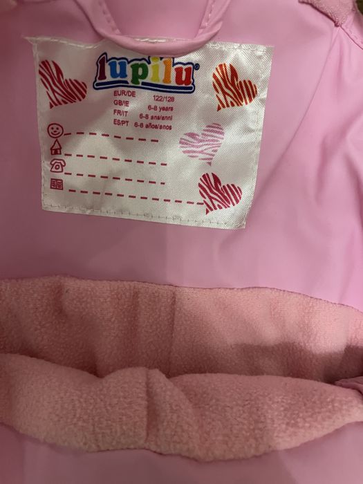 Spodnie gumowe lupilu ocieplane 122 - 128 zimowe