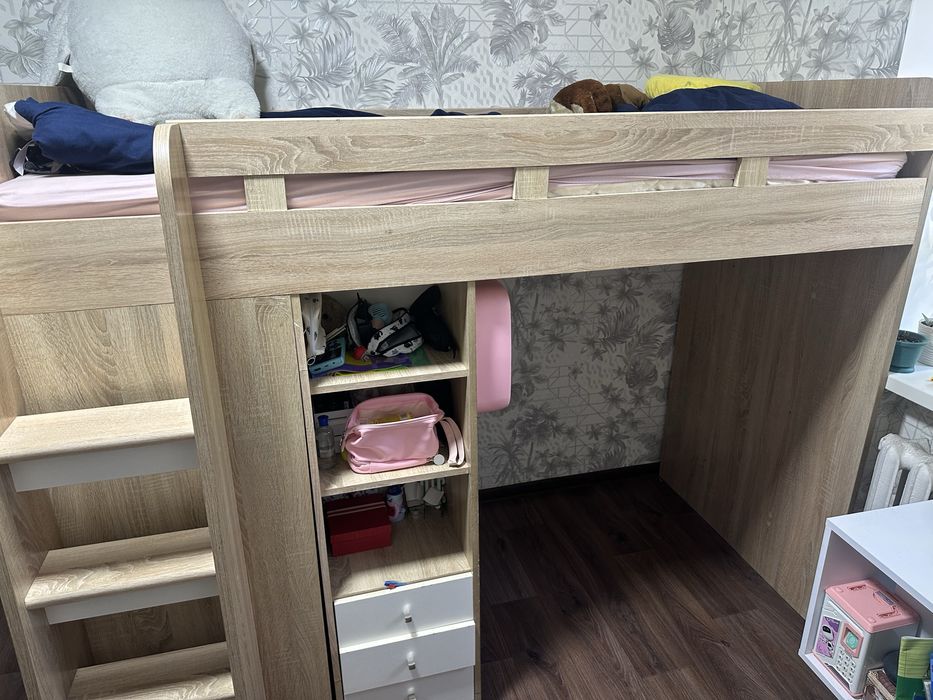 Кровать чердак с ордопедическим матрасом