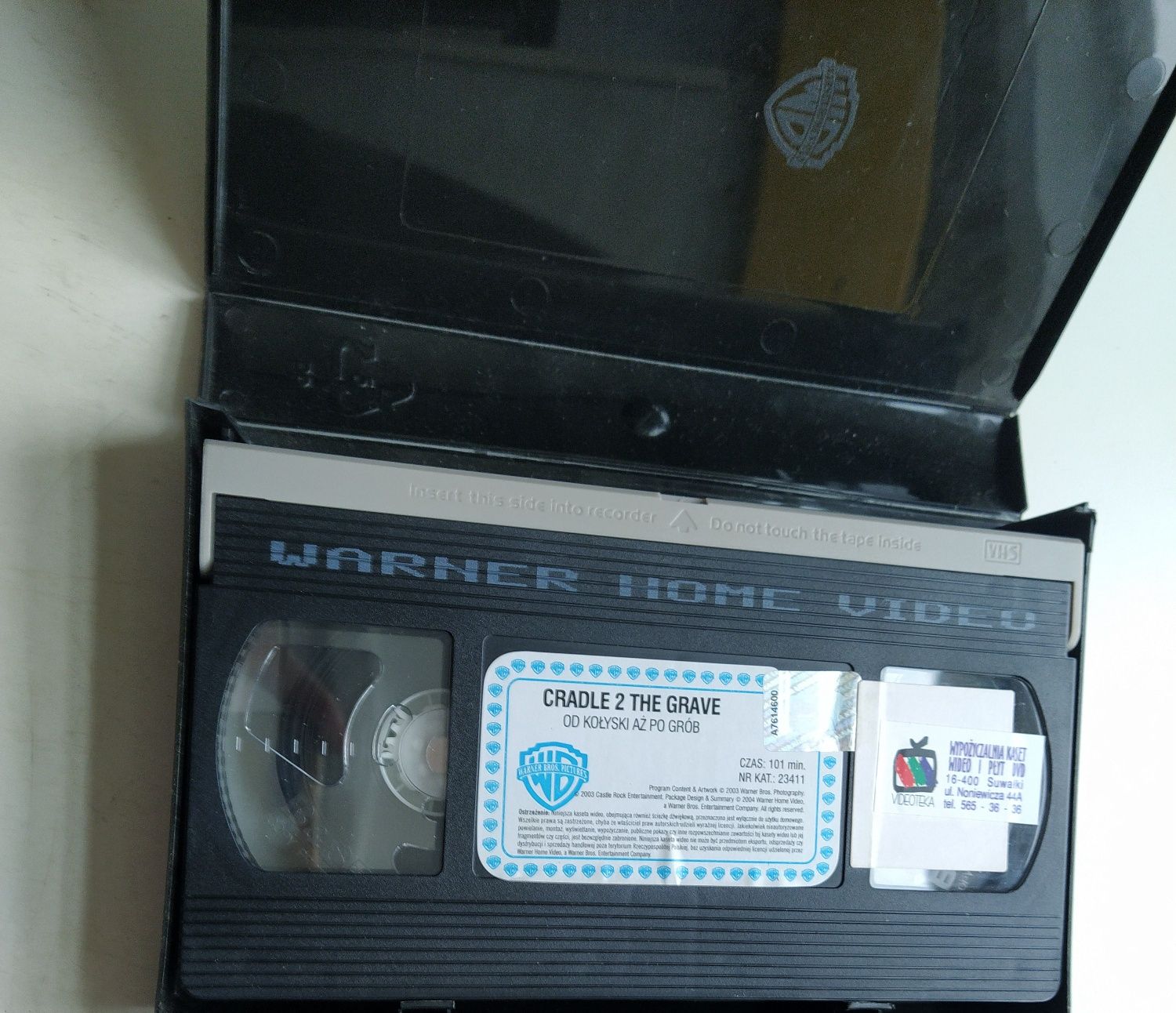 Kaseta VHS film Od kołyski aż po grób