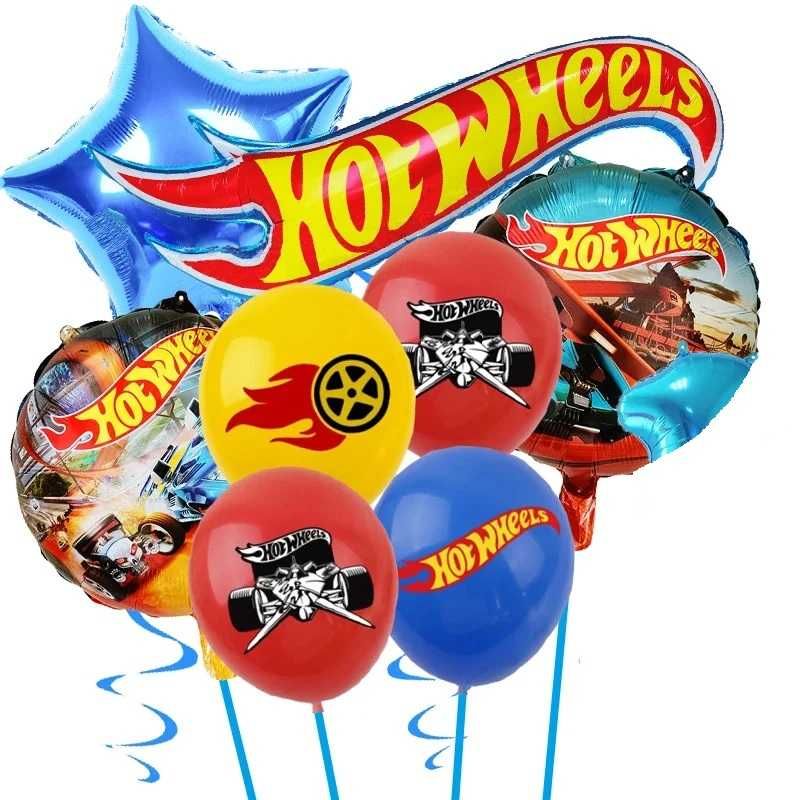 Balony Hot Wheels Zestaw Balonów 18 Sztuk