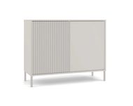 KOMODA KAMARO 2D SLIM/GŁ Szafka Lamele Front Ryflowany+ Gładki KASZMIR