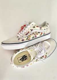 Vans Nowe Tenisówki 38 Old School Poppy floral cream