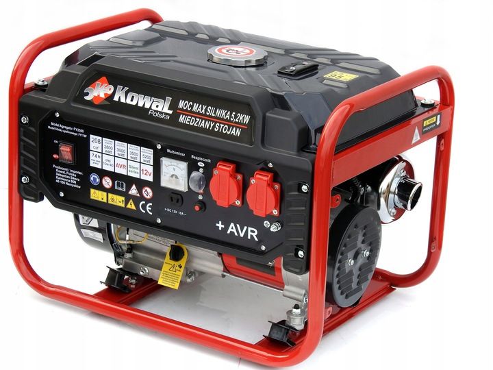 Profesjonalny Agregat Prądotwórczy 5,2kw Generator Avr+ Miedź Stojan K