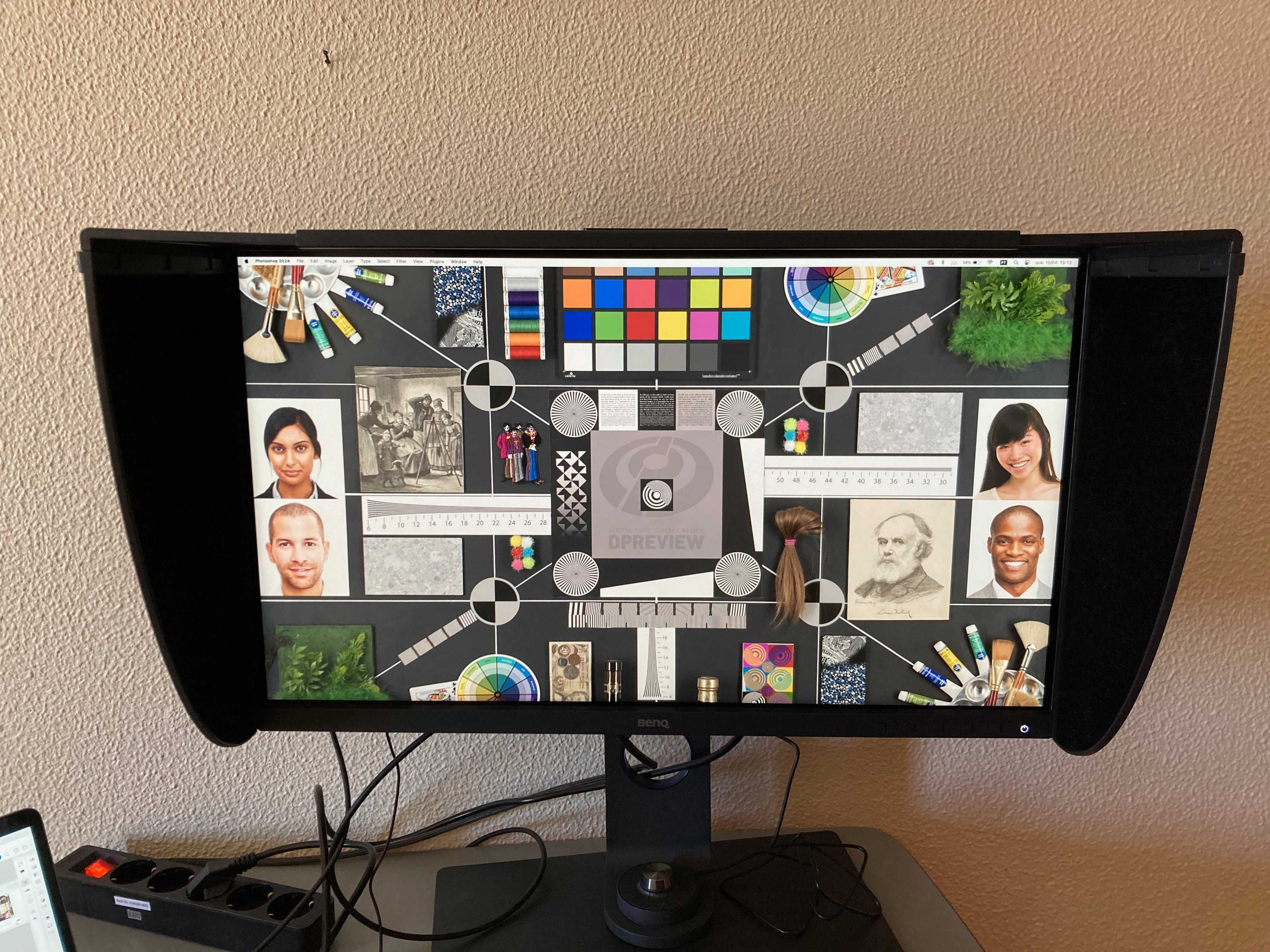 Monitor fotografia BenQ SW270c + ColorChecker Display Pro, como novos