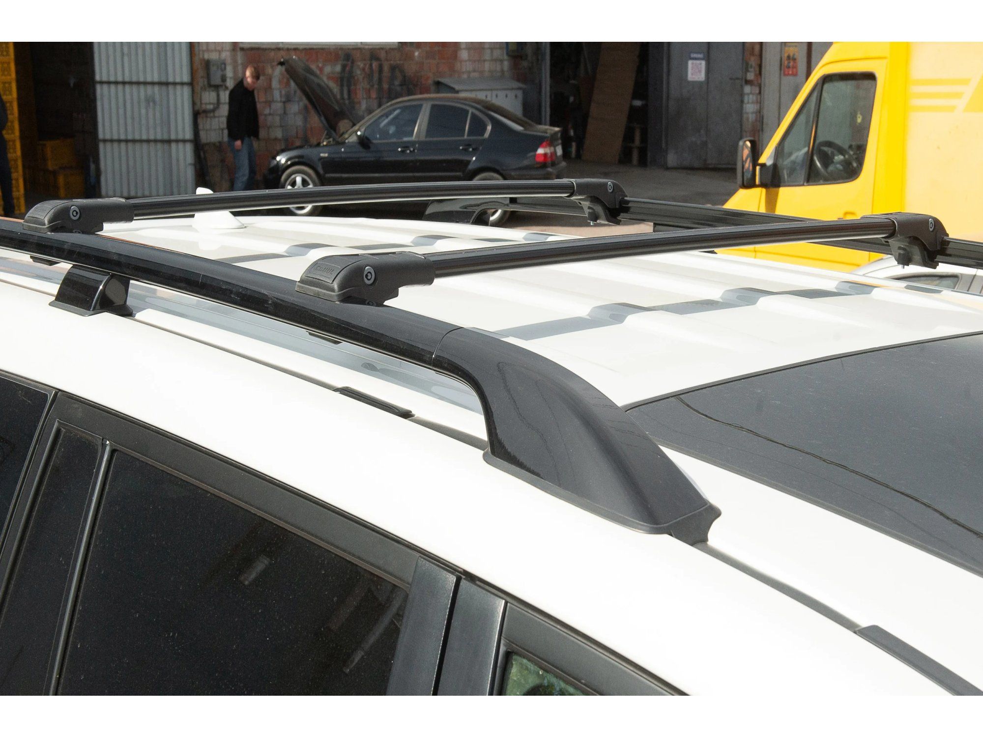 Volkswagen T5 2010-2015 рр. Поперечини під ключ (2 шт) Сірий