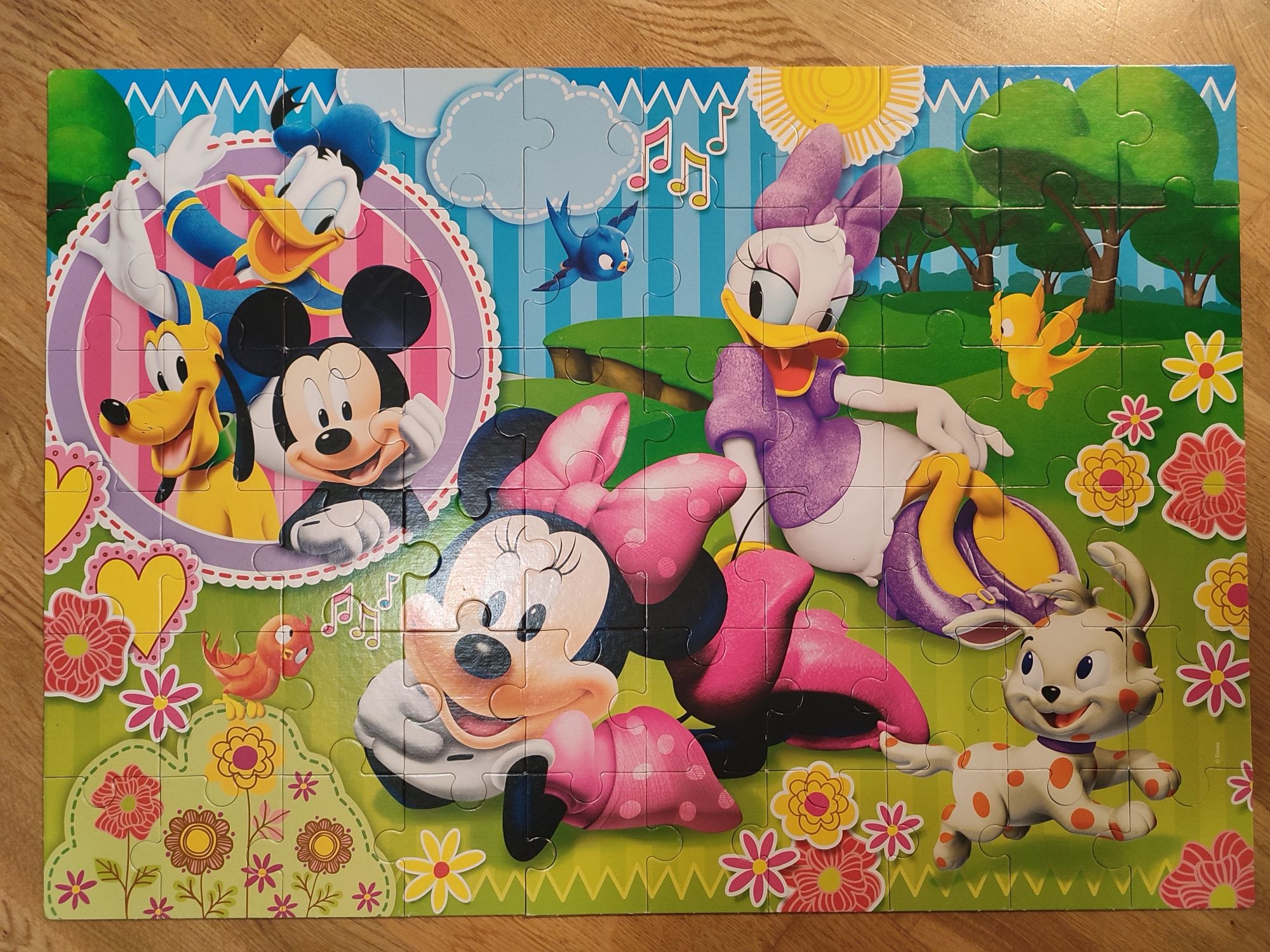 Puzzle duże Myszka Minnie