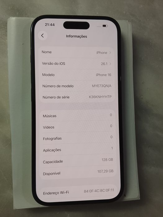 Vendo iPhone 16 ou troco por Samsung