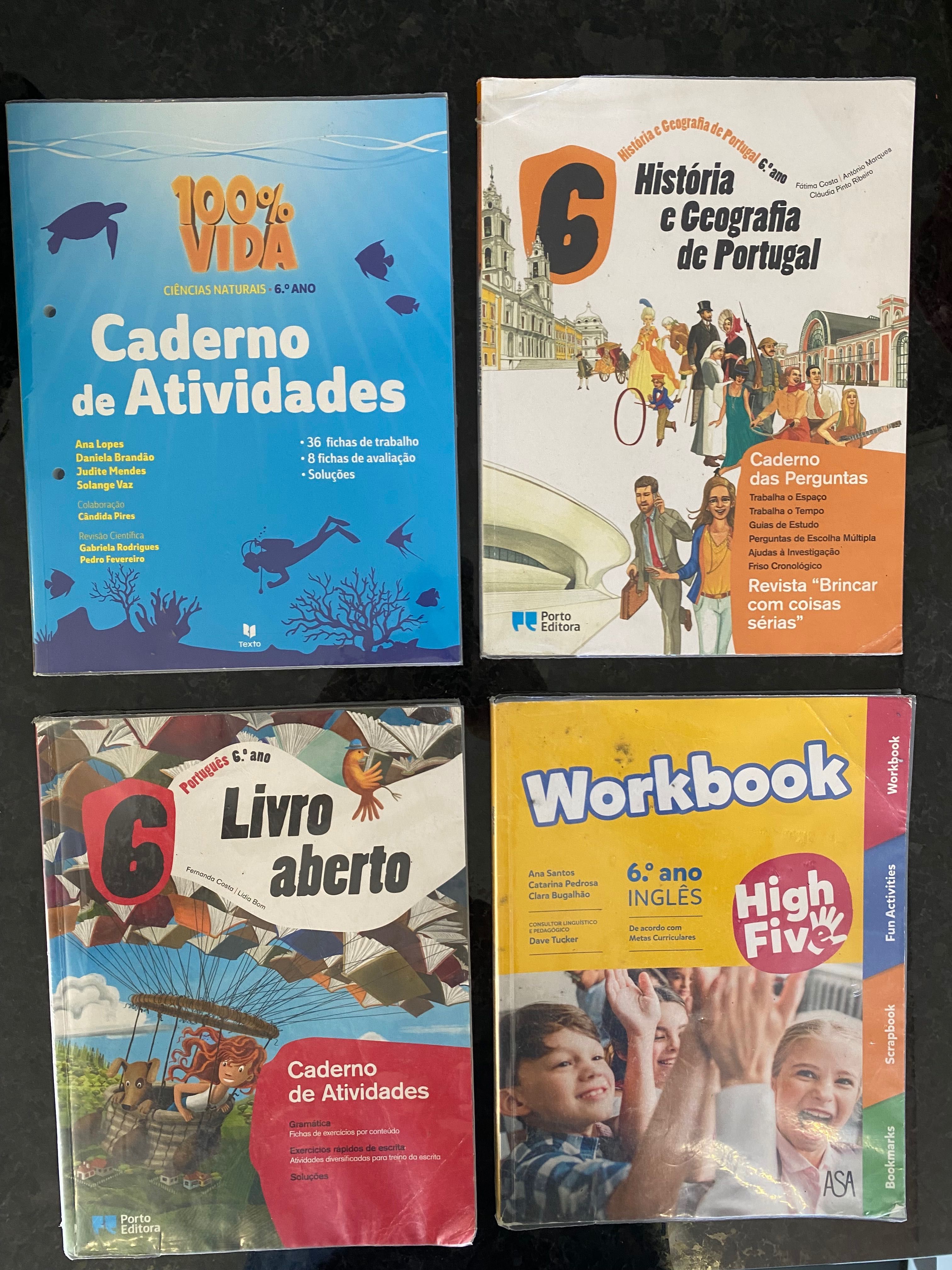 Cadernos fichas 6. ano