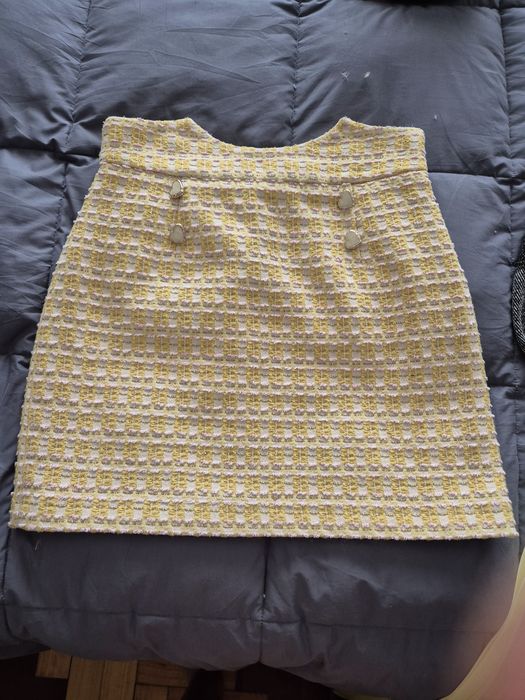 Mini-saia tons amarelo