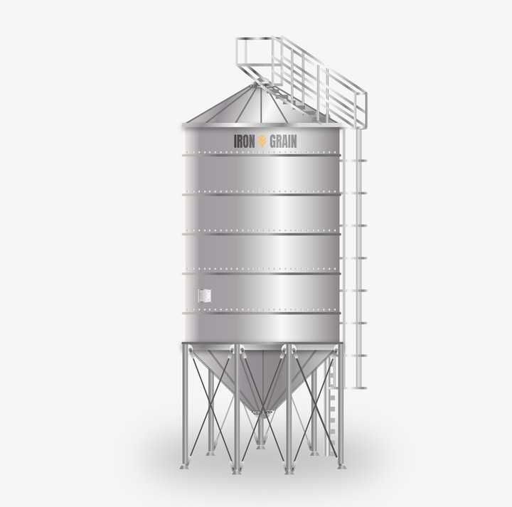 SILOSY zbożowe Lejowe silos od 108 Ton stal ocynkowana wysoka jakość