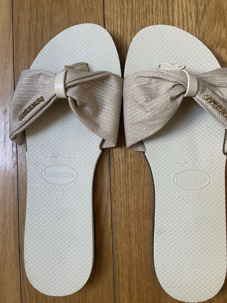 Havaianas you St. Tropez BEGE PALHA N. 37/38 NOVAS