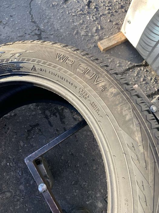 Шини 235/55 R19 пара Nokian 2022p зима 7,6мм
