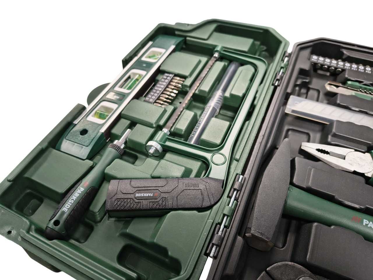 Parkside zestaw narzędziowy skrzynia Tool Kit 80 elementów