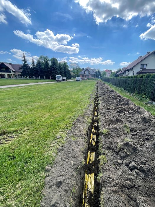 Koparka, minikoparka, niwelacja terenu, wykopy, fundamenty