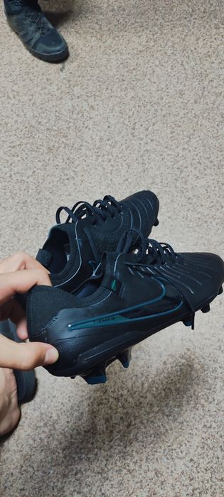 Футбольні бутси Nike Tiempo Legend 10 Elite FG чорного кольору