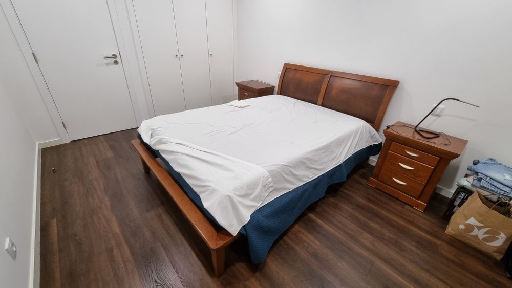 Cama casal com colchão