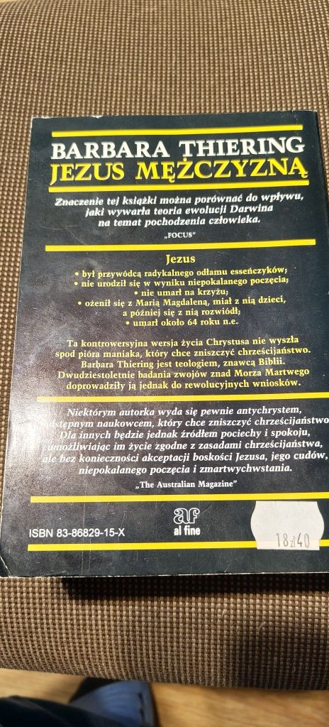 Barbara Thiering - Jezus mężczyzną