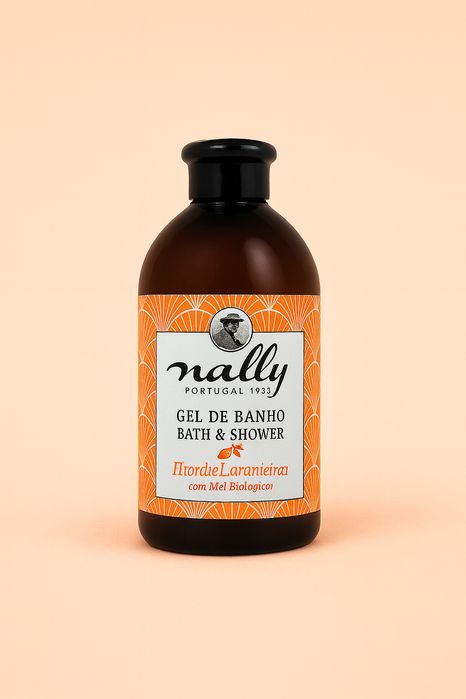 Gel de Banho Nally 1 L – Flor de Laranjeira & Mel Biológico