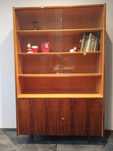 Biblioteczka, regał, witryna PRL vintage