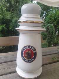 Ceramiczna kolumna osłona nalewaka do piwa Paulaner Munchen