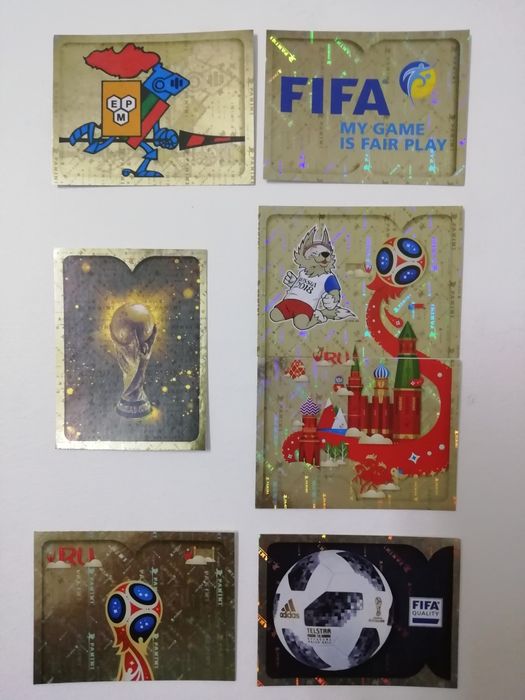 Cromos e Caderneta Panini - Mundial Rússia 2018