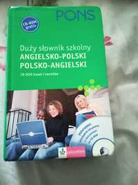 Pons Duży słownik szkolny angielsko polski