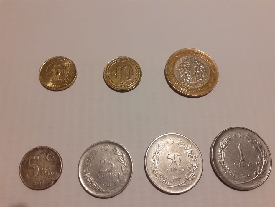 Продам монеты Турции, Азербайджана, Армении