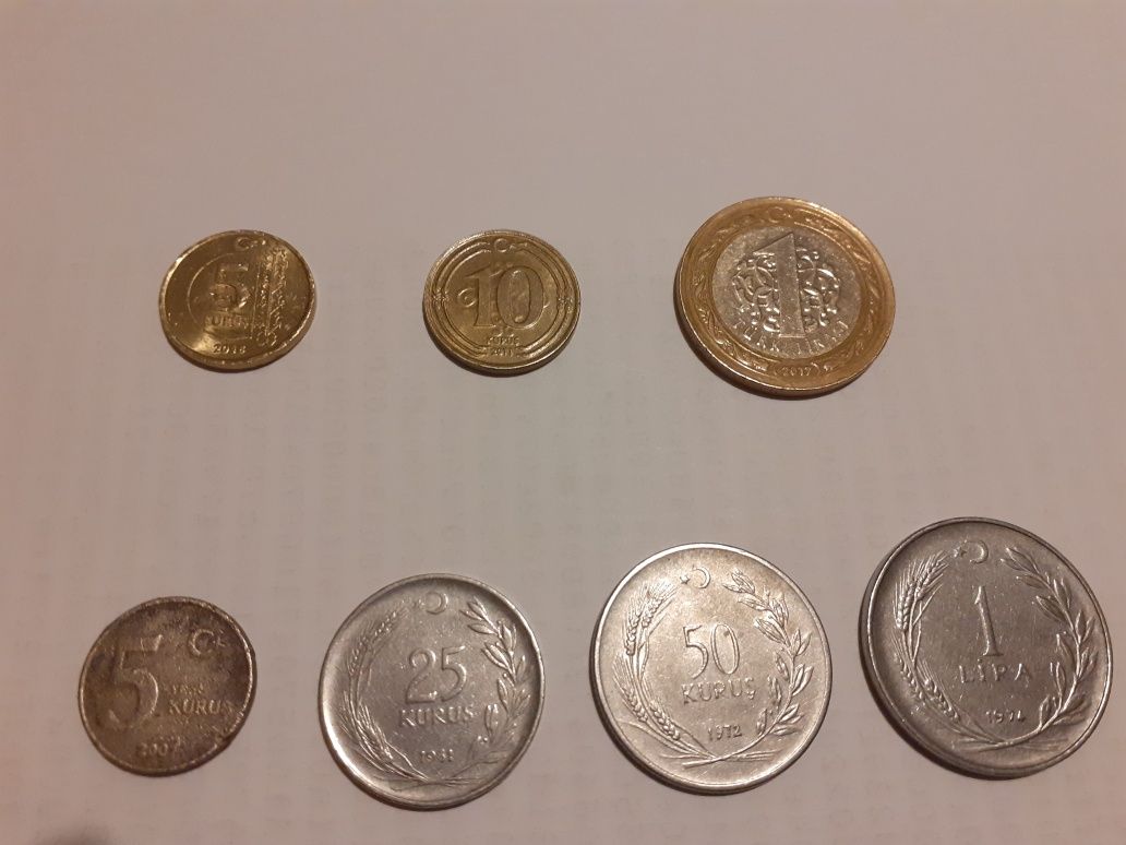 Продам монеты Турции, Азербайджана, Армении