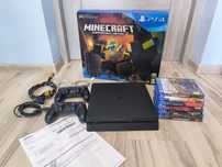 PlayStation 4 500gb + 2 pady Sony + 6 gier IDEALNY STAN