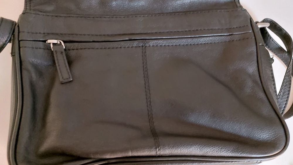 Шкіряна сумка італійського бренду VERA PELLE