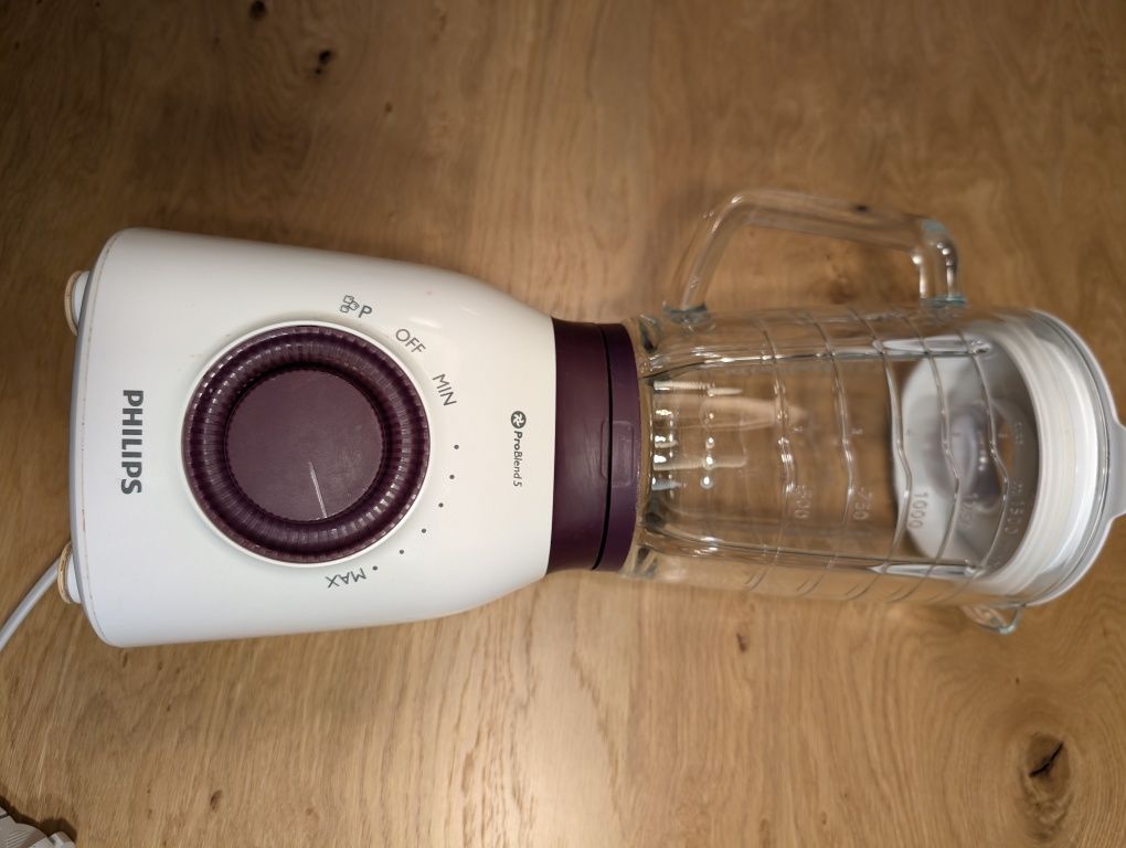 Blender kielichowy Philips Viva Collection szklany HR 2173