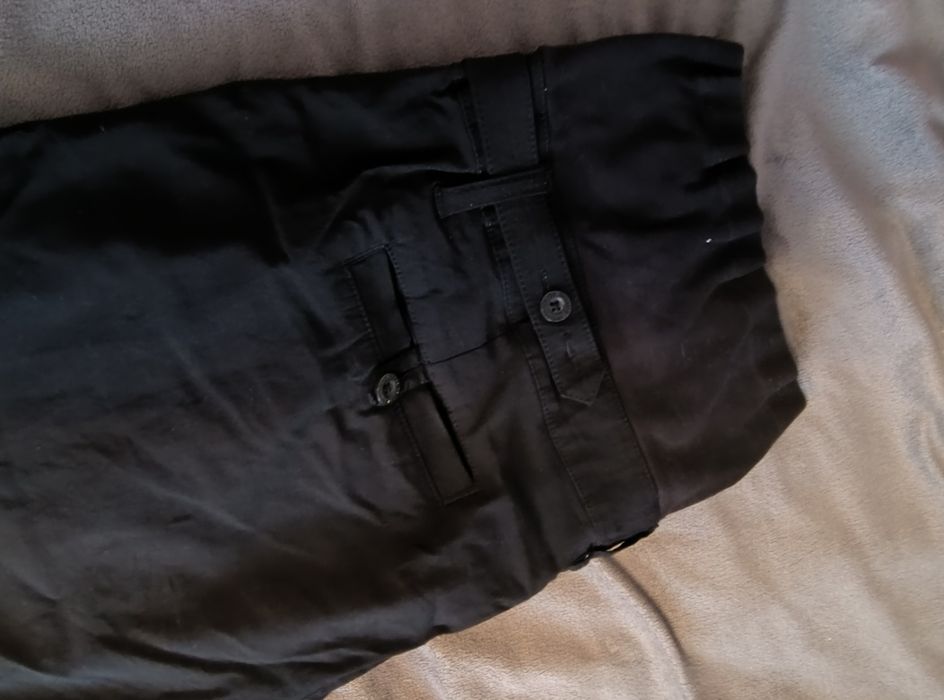 Spodnie eleganckie czarne ciążowe 48/50 c&a, idealne na święta