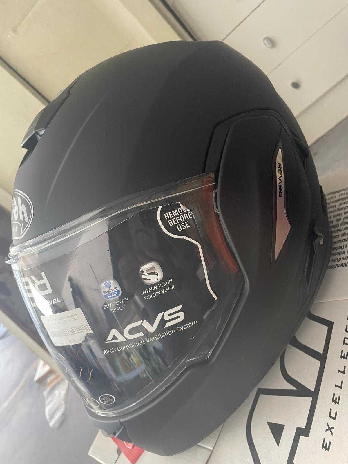 Capacete Airoh RE11 - Preto Fosco - Tamanho S
