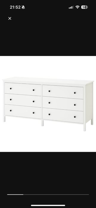 Komoda biała ikea