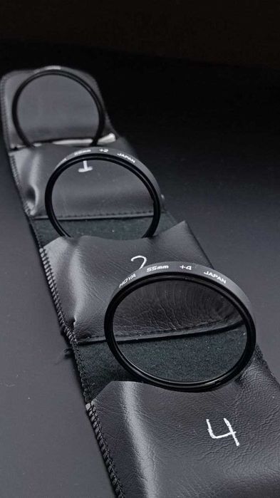 Продам макролінзи набір HOYA 55мм +1+2+4