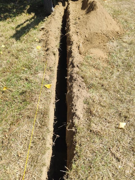 Бара Копка траншей Траншеєкопач Траншеекопатель