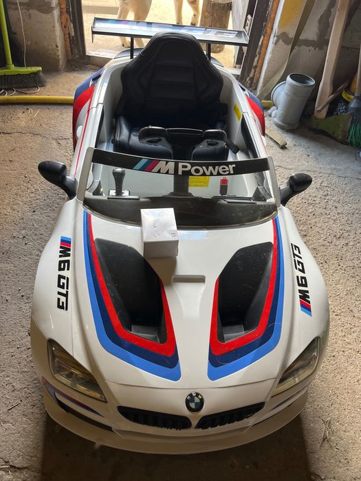 Детский Электромобиль Kidsauto Автомобиль BMW M6 GT3 Белый 6666R white