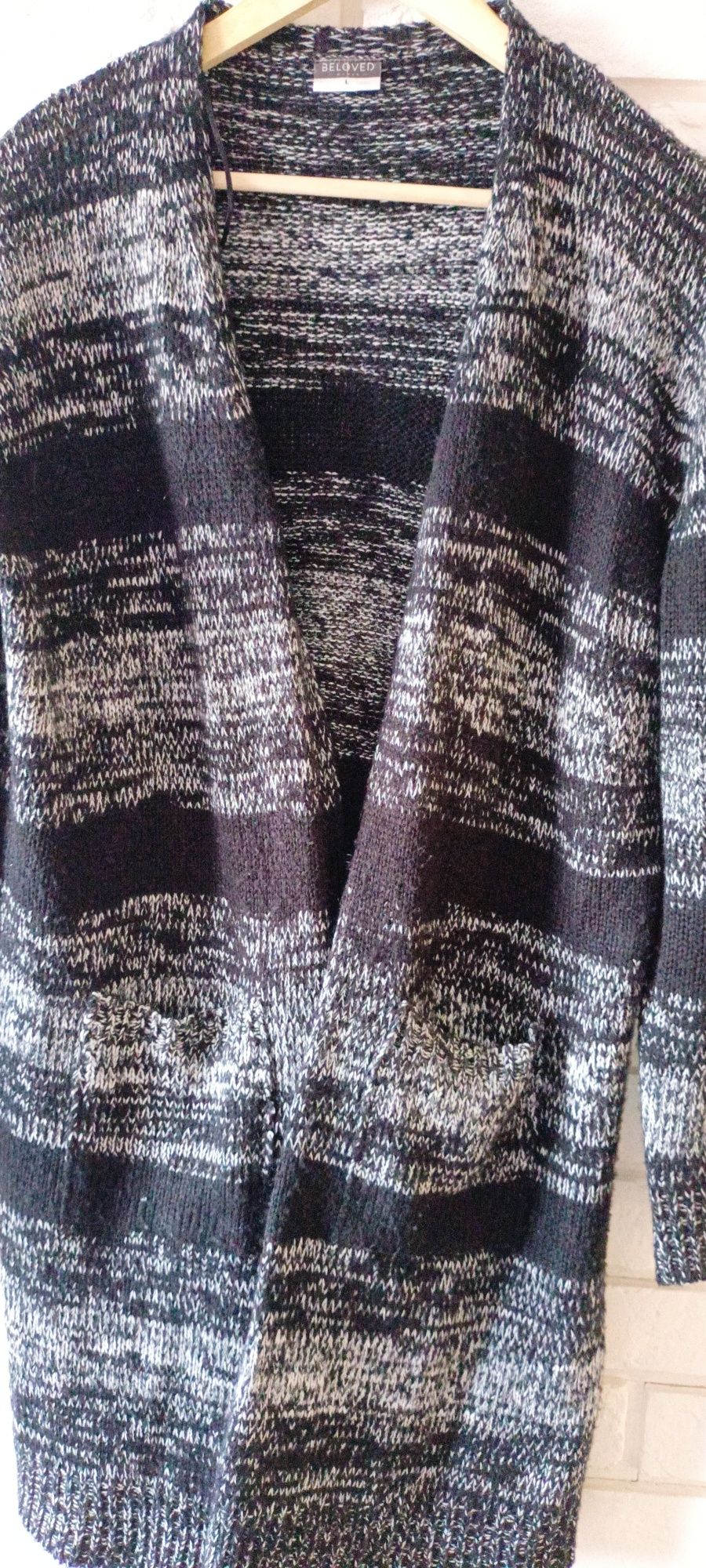 Sweter Kardigan Dłuższy