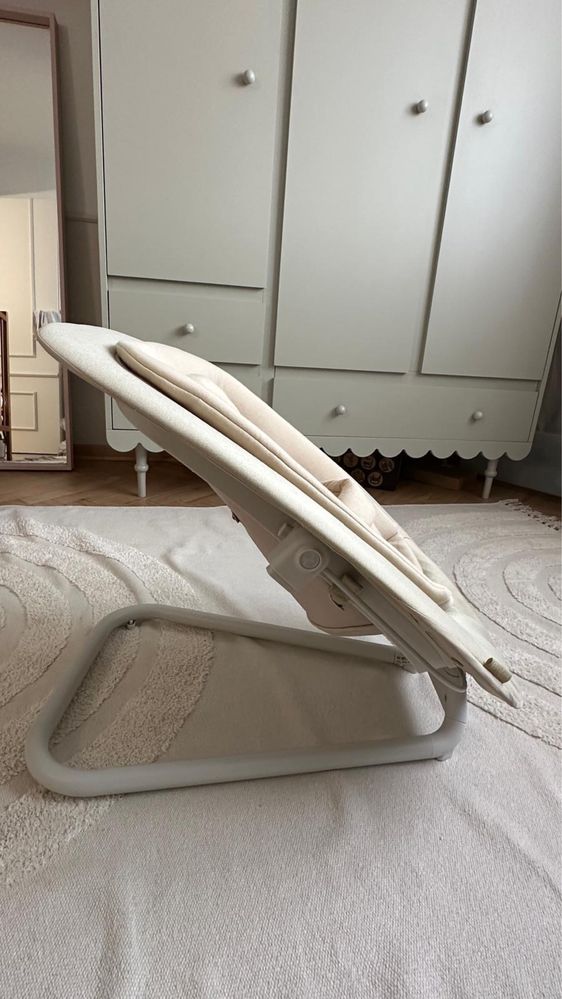 Cybex Lemo 2 bouncer BEŻOWY Sand White bujaczek stan BDB