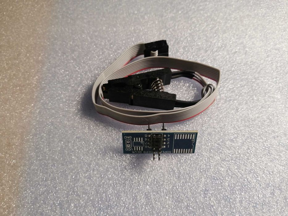 Программатор CH341A USB +Прищіпка