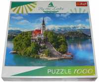 Puzzle TREFL 1000 Słowenia zamek na jeziorze BLED