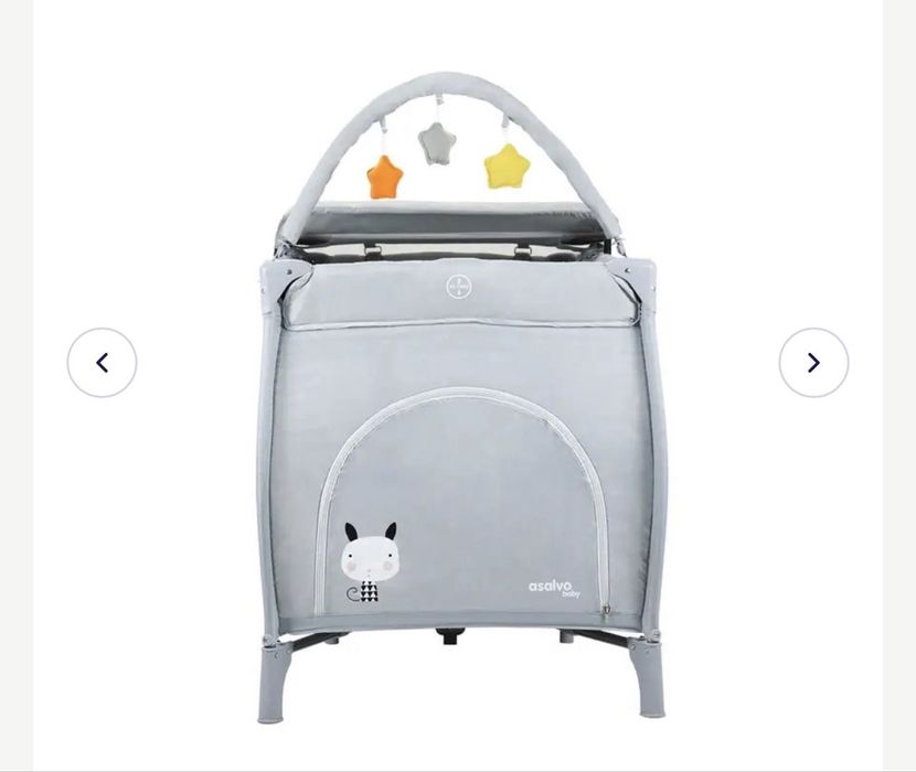 Berço cama viagem Asalvo com trocador e colchão
