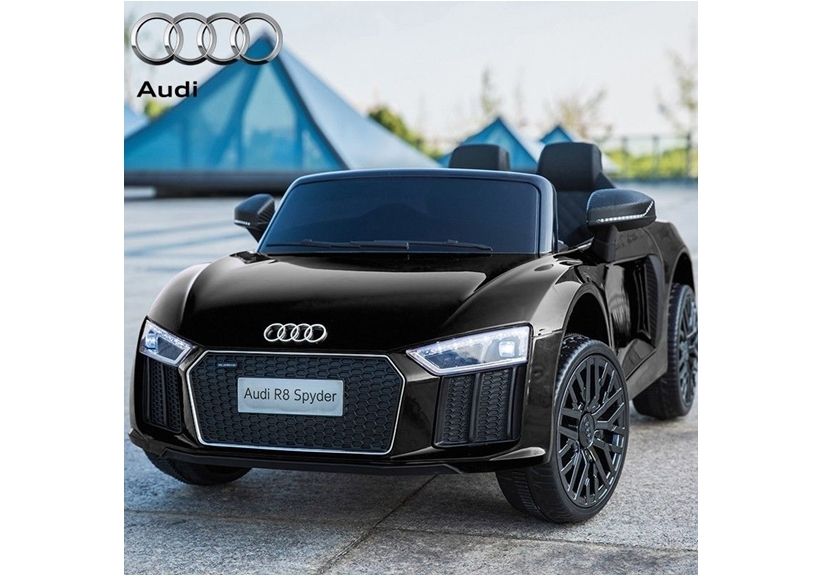 Auto R8 gumowe koła EVA pilot otwierane drzwi Skórzane siedzenie