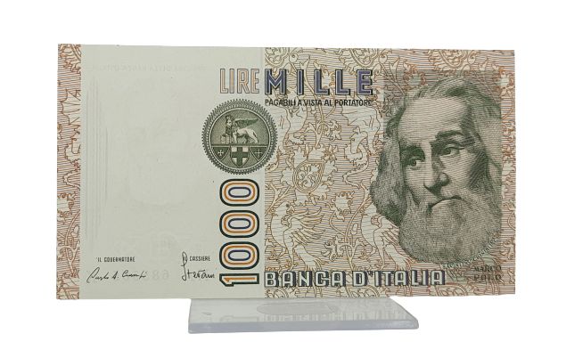 Stary Banknot kolekcjonerski 1000 Lirów 1982 Włochy