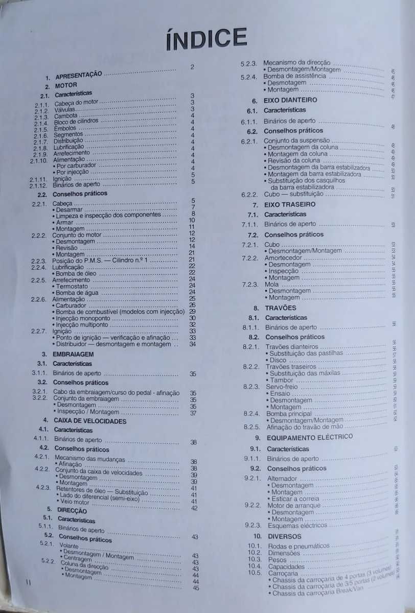 Manual mecânico de Opel Astra 1.4 e 1.6