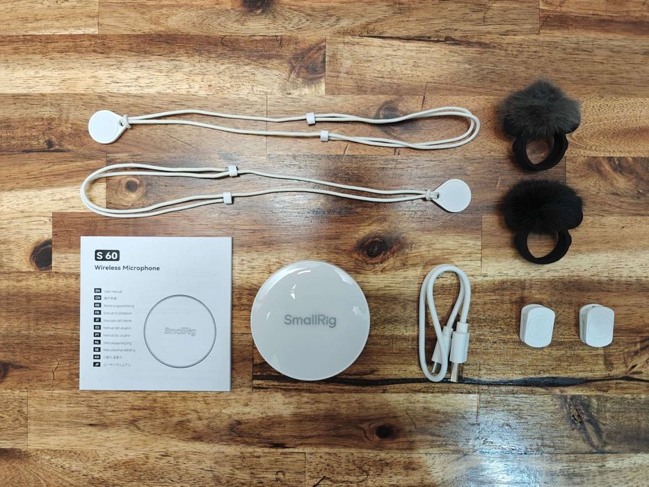 Smallrig S60 Microfones Wireless USB-C brancos